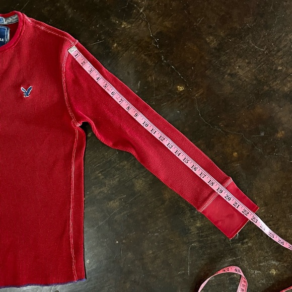 Vintage American Eagles Outfitters Red Thermal, M - Picture 6 of 6